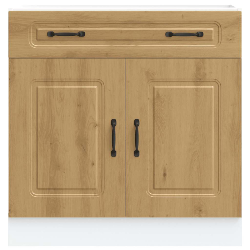 Küchenunterschrank Kalmar Artisan-Eiche Holzwerkstoff