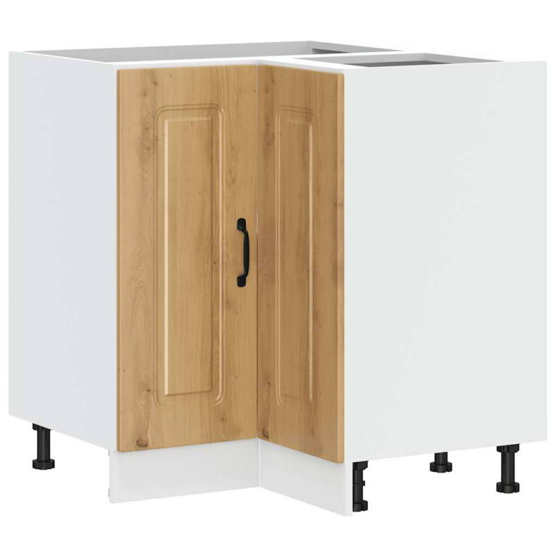 Küchen-Eckunterschrank Kalmar Artisan-Eiche Holzwerkstoff