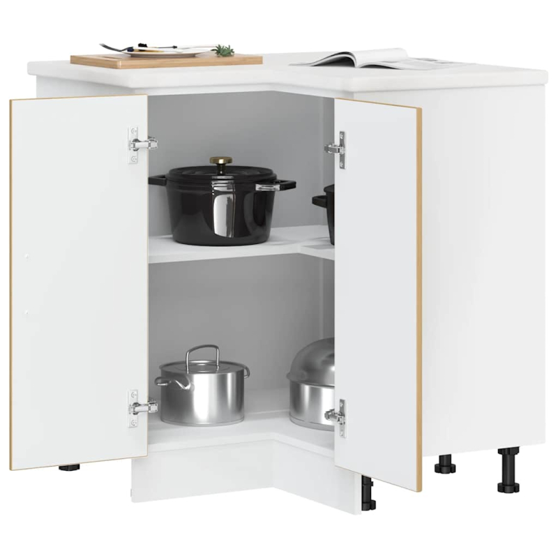 Küchen-Eckunterschrank Kalmar Artisan-Eiche Holzwerkstoff