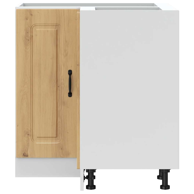 Küchen-Eckunterschrank Kalmar Artisan-Eiche Holzwerkstoff