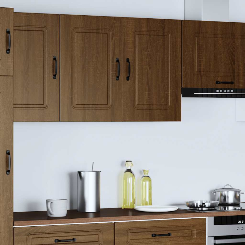 Küchen-Hängeschrank Kalmar Braun Eichen-Optik Holzwerkstoff
