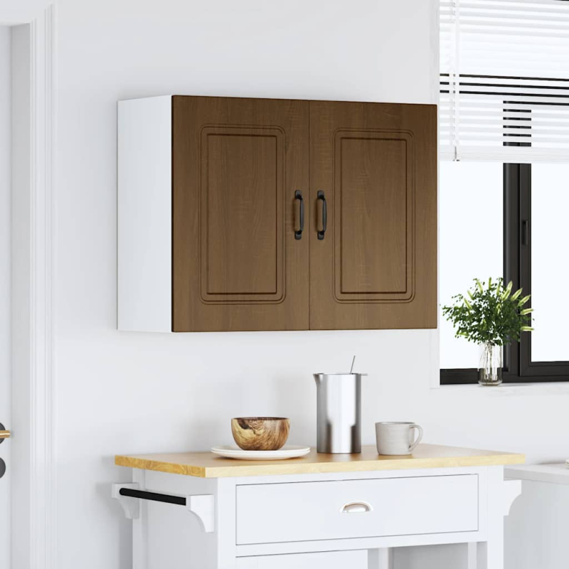 Küchen-Hängeschrank Kalmar Braun Eichen-Optik Holzwerkstoff
