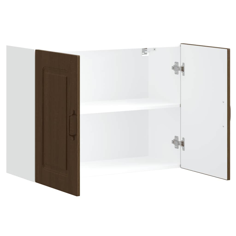 Küchen-Hängeschrank Kalmar Braun Eichen-Optik Holzwerkstoff
