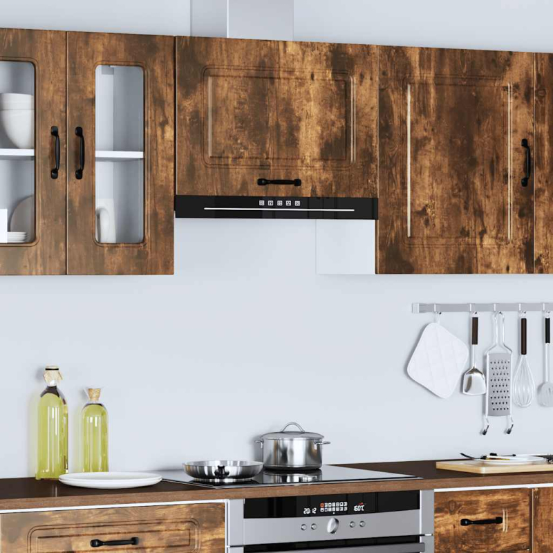 Küchen-Hängeschrank Kalmar Räuchereiche Holzwerkstoff