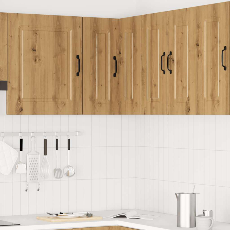 Küchen-Eckhängeschrank Kalmar Artisan-Eiche Holzwerkstoff