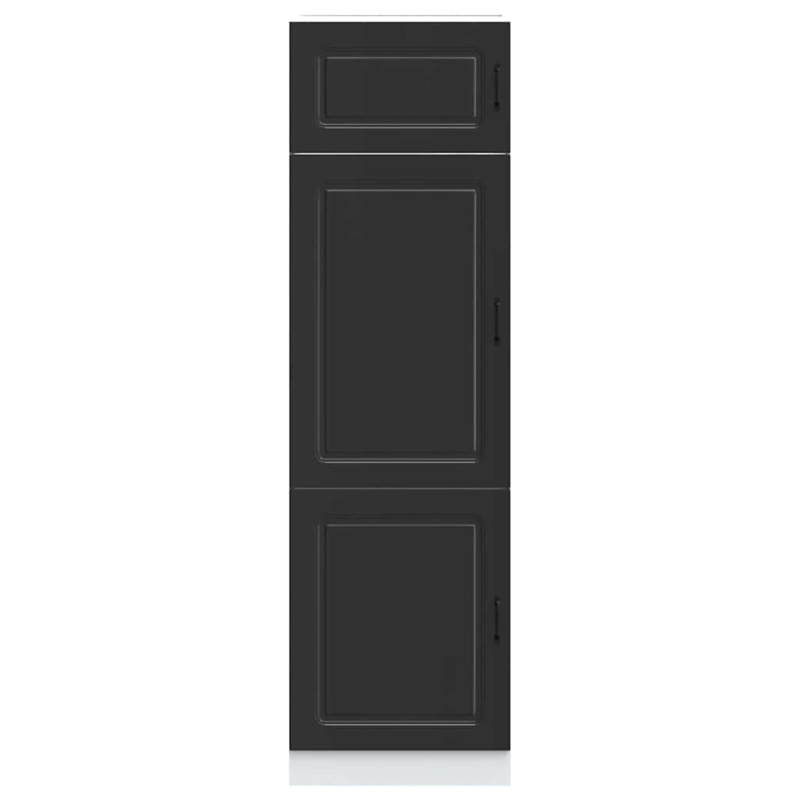 Küchenschrank Kalmar Schwarz Holzwerkstoff