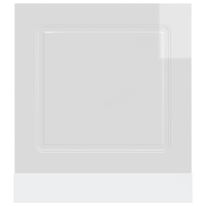 Geschirrspülerblende Kalmar Hochglanz-Weiß 60x1,5x67 cm