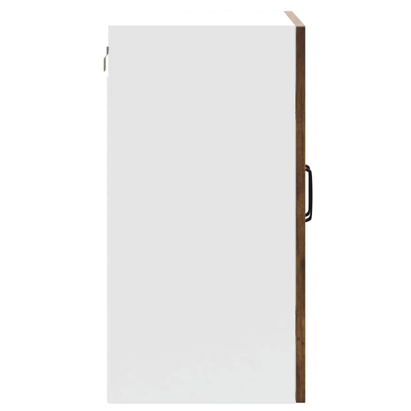 Küchen-Hängeschrank mit Glastür Kalmar Räuchereiche Holzwerkstoff