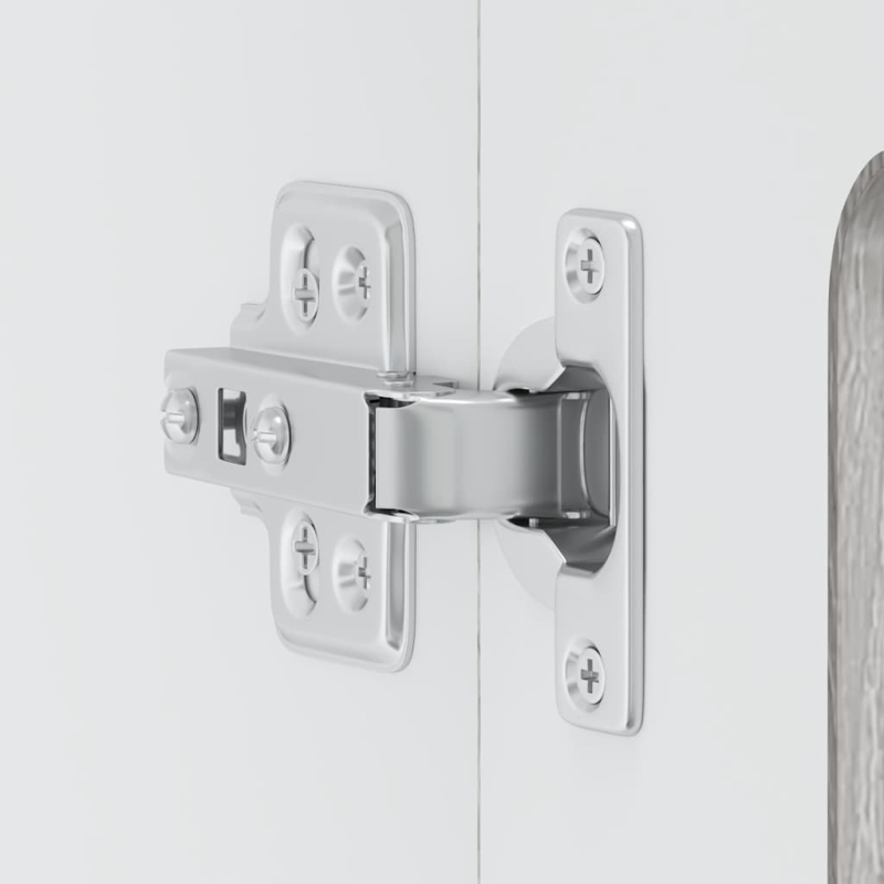 Küchen-Hängeschrank mit Glastür Kalmar Grau Sonoma Holzwerkstoff