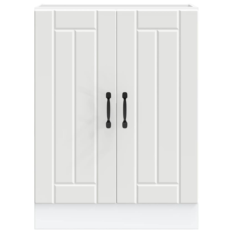 Spülenunterschrank Lucca Weiß Holzwerkstoff