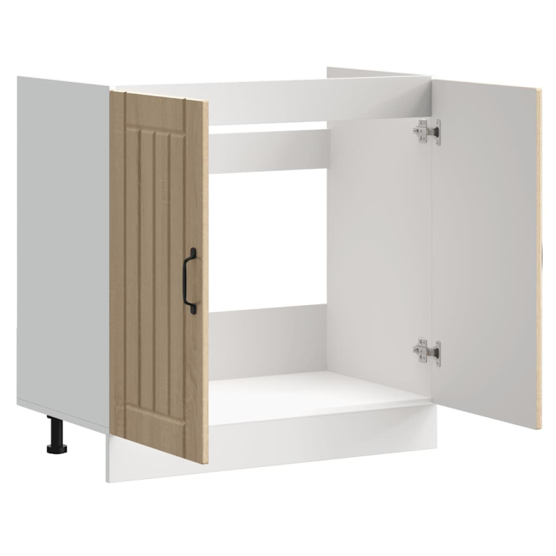 Spülenunterschrank Lucca Sonoma-Eiche Holzwerkstoff