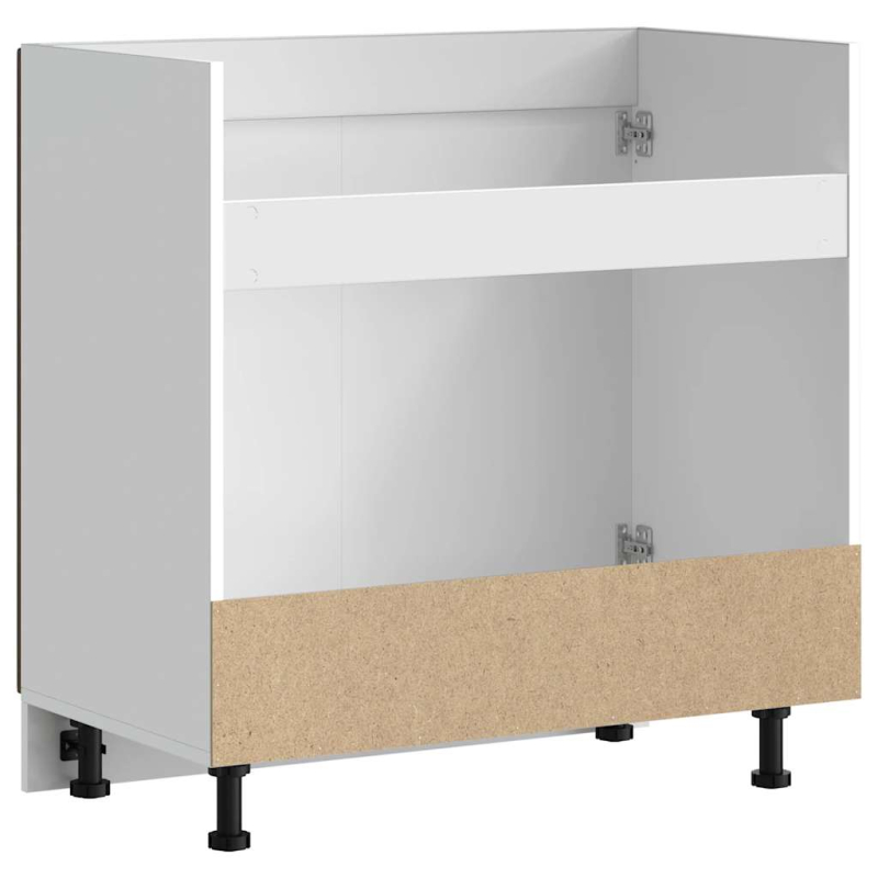 Spülenunterschrank Lucca Braun Eichen-Optik Holzwerkstoff