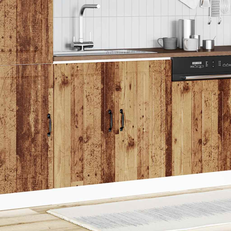 Spülenunterschrank Lucca Altholz-Optik Holzwerkstoff