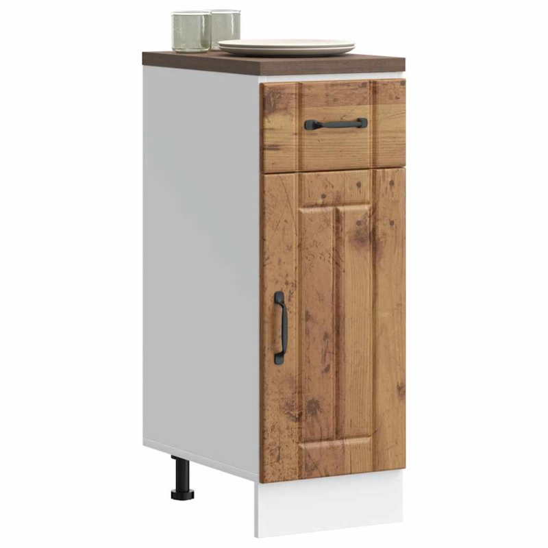 Küchen-Unterschrank Lucca Altholz-Optik Holzwerkstoff