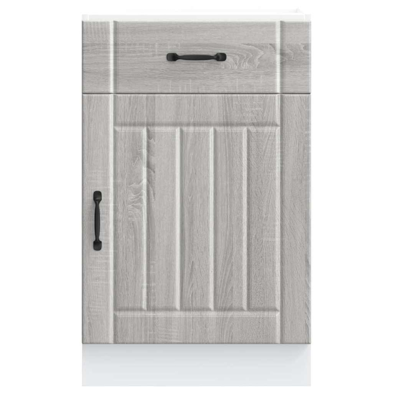 Küchen-Unterschrank Lucca Grau Sonoma Holzwerkstoff