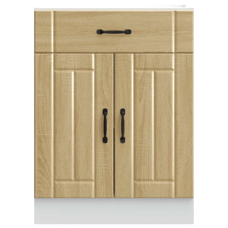 Küchen-Unterschrank Lucca Sonoma-Eiche Holzwerkstoff