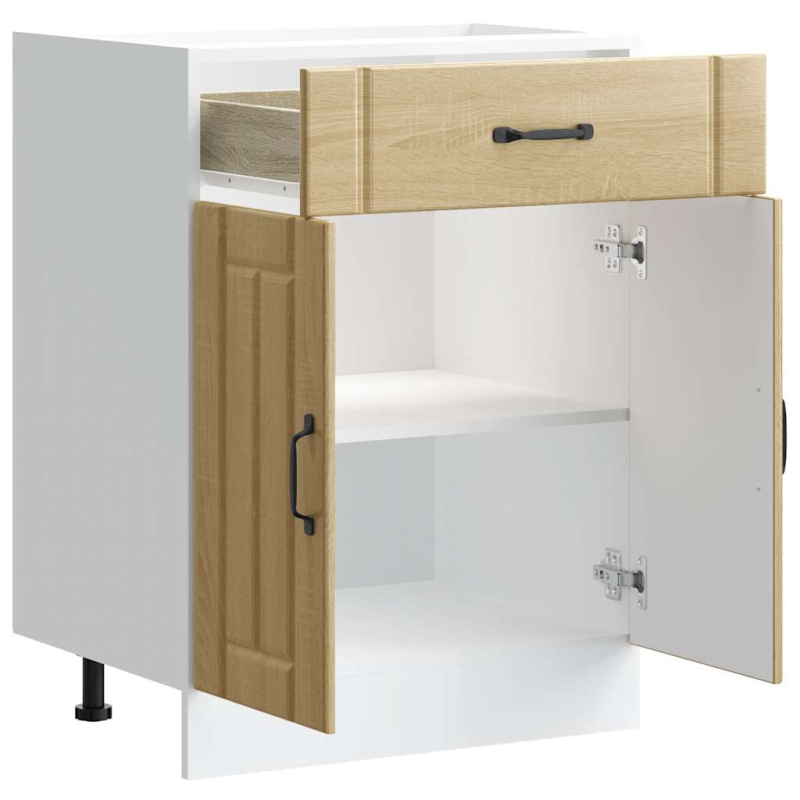 Küchen-Unterschrank Lucca Sonoma-Eiche Holzwerkstoff