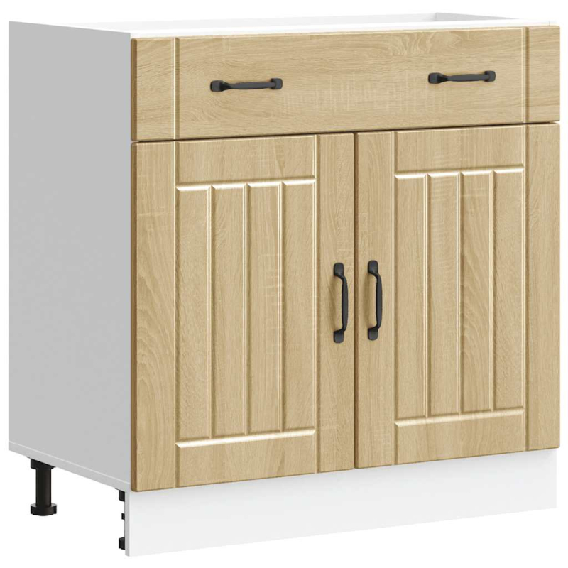 Küchen-Unterschrank Lucca Sonoma-Eiche Holzwerkstoff