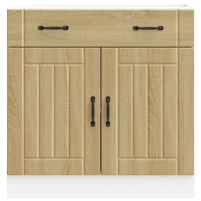 Küchen-Unterschrank Lucca Sonoma-Eiche Holzwerkstoff