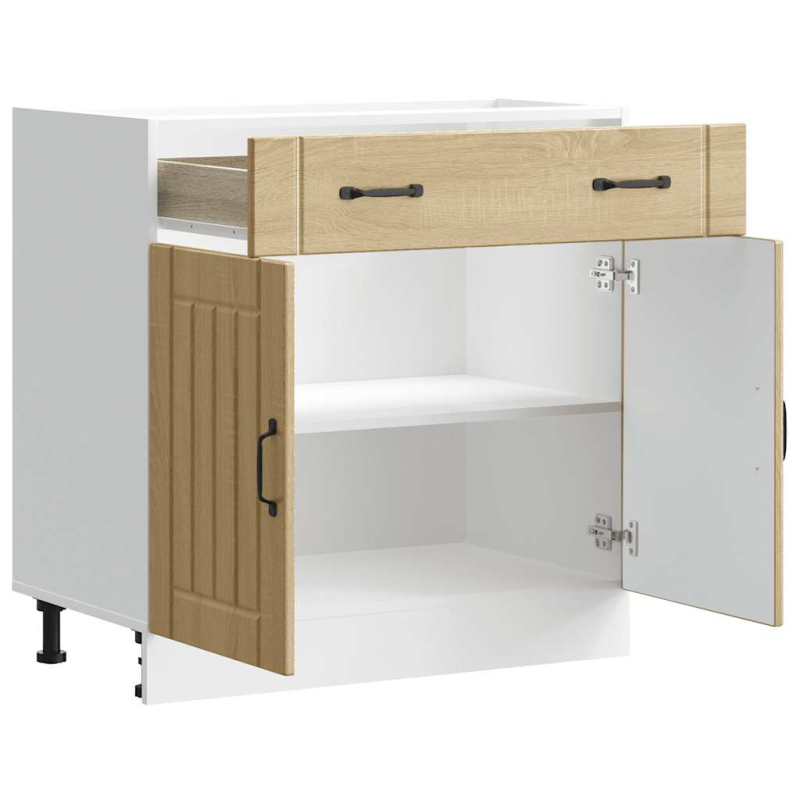 Küchen-Unterschrank Lucca Sonoma-Eiche Holzwerkstoff