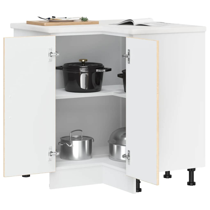 Küchen-Eckunterschrank Lucca Sonoma-Eiche Holzwerkstoff