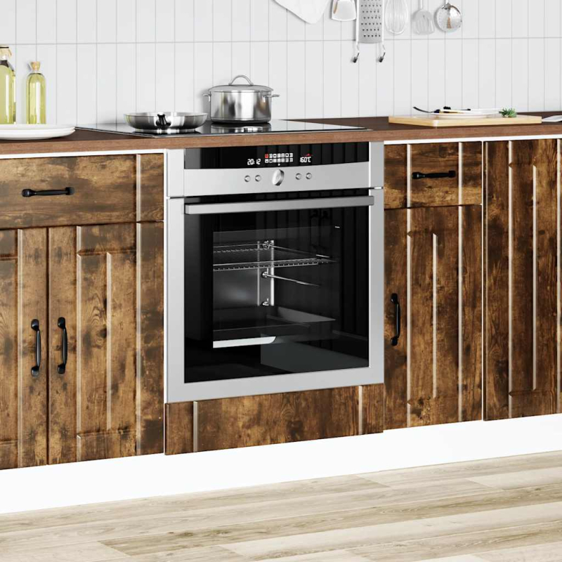 Herdumbauschrank Lucca Räuchereiche Holzwerkstoff