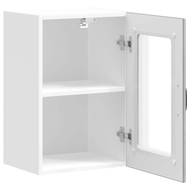 Küchen-Hängeschrank mit Glastür Lucca Betongrau