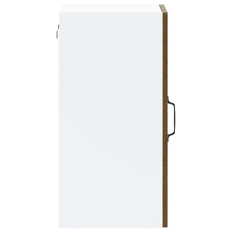 Küchen-Hängeschrank mit Glastür Lucca Braun Eichen-Optik