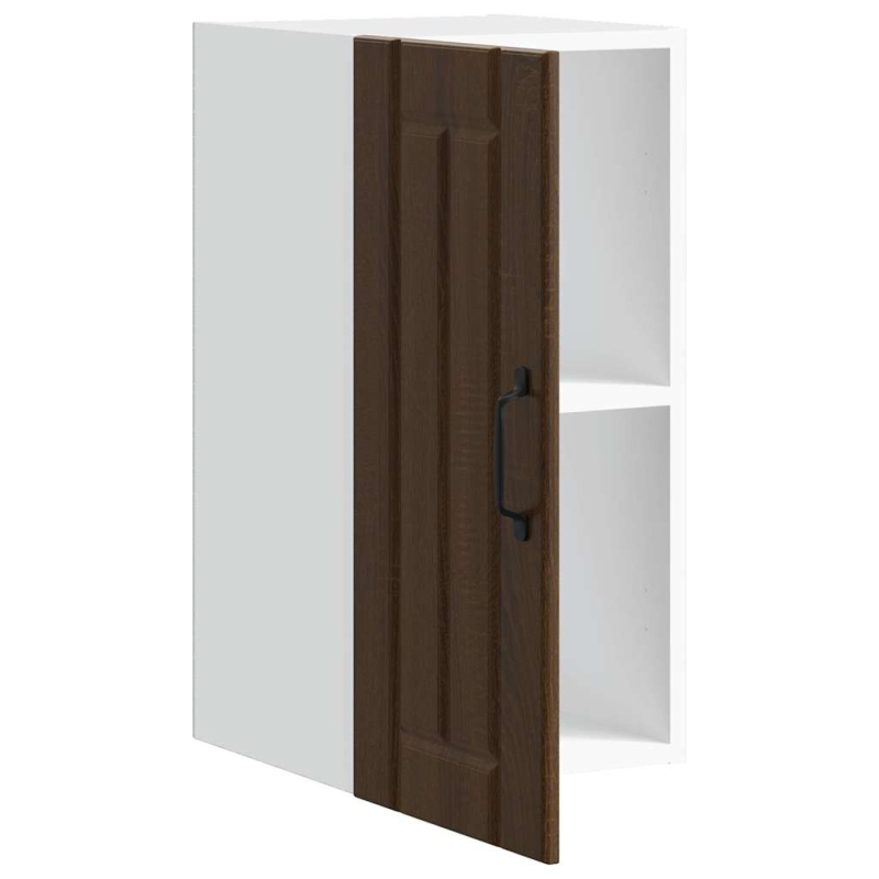 Küchen-Hängeschrank Lucca Braun Eichen-Optik Holzwerkstoff