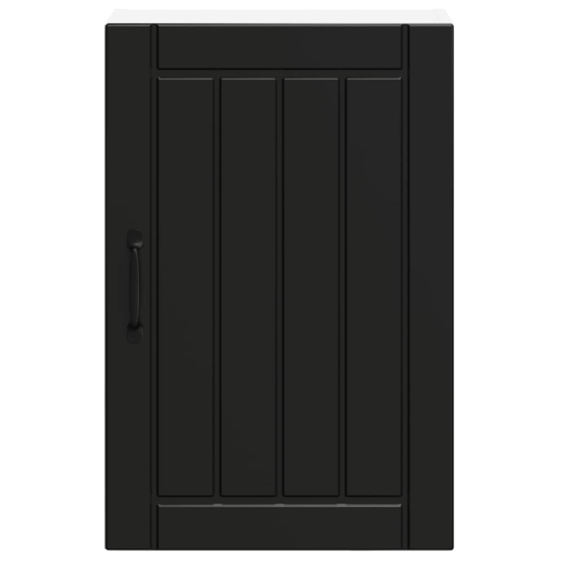 Küchen-Hängeschrank Lucca Schwarz Holzwerkstoff