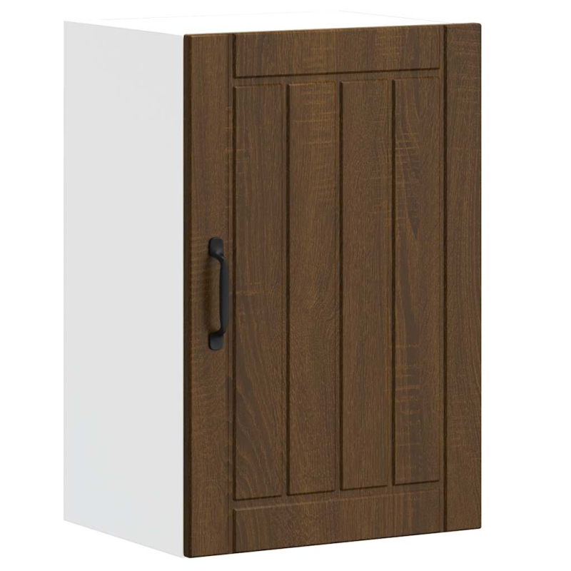 Küchen-Hängeschrank Lucca Braun Eichen-Optik Holzwerkstoff