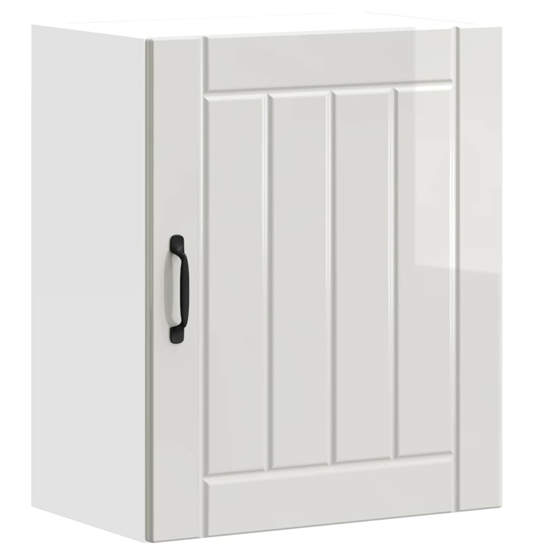 Küchen-Hängeschrank Lucca Hochglanz-Weiß Holzwerkstoff