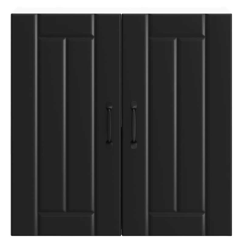 Küchen-Hängeschrank Lucca Schwarz Holzwerkstoff