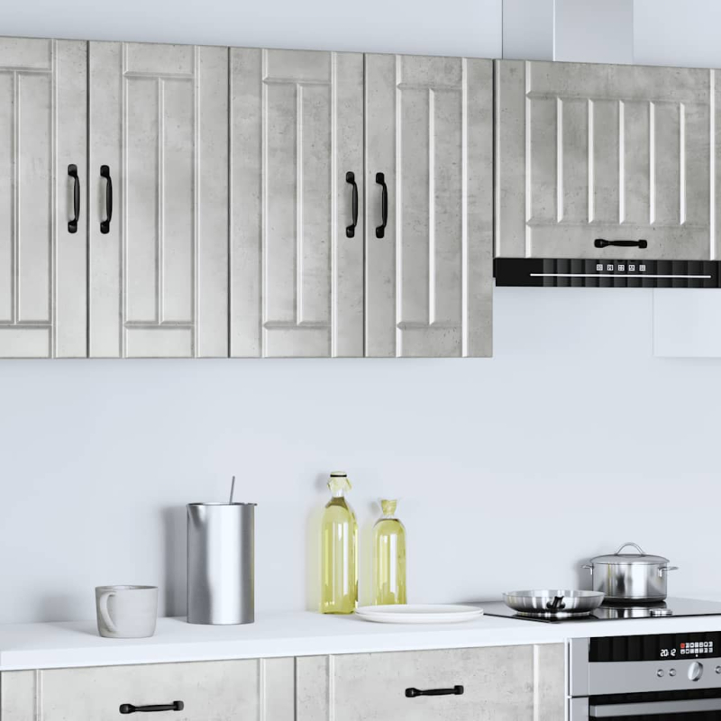 Küchen-Hängeschrank Lucca Betongrau Holzwerkstoff