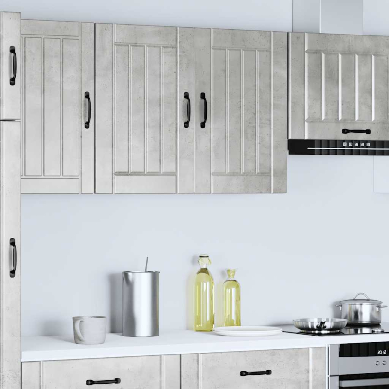 Küchen-Hängeschrank Lucca Betongrau Holzwerkstoff