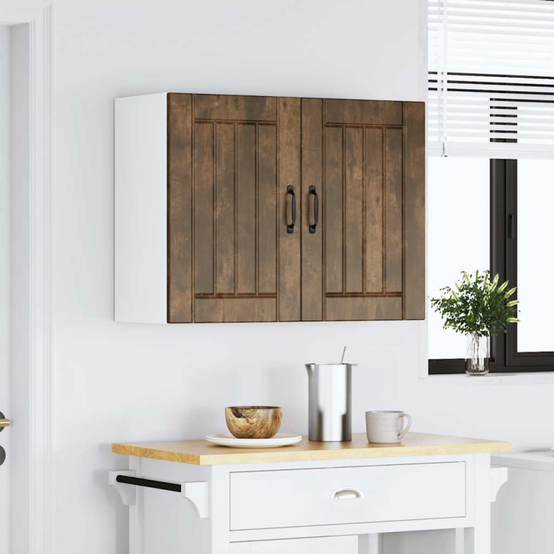 Küchen-Hängeschrank Lucca Räuchereiche Holzwerkstoff