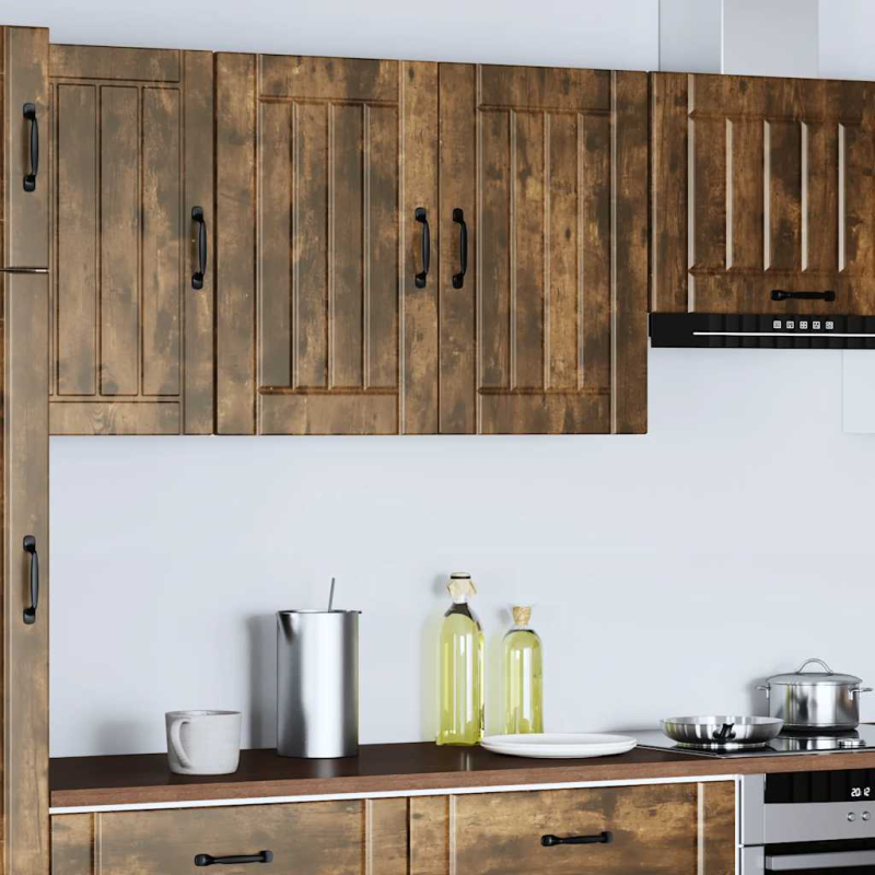 Küchen-Hängeschrank Lucca Räuchereiche Holzwerkstoff