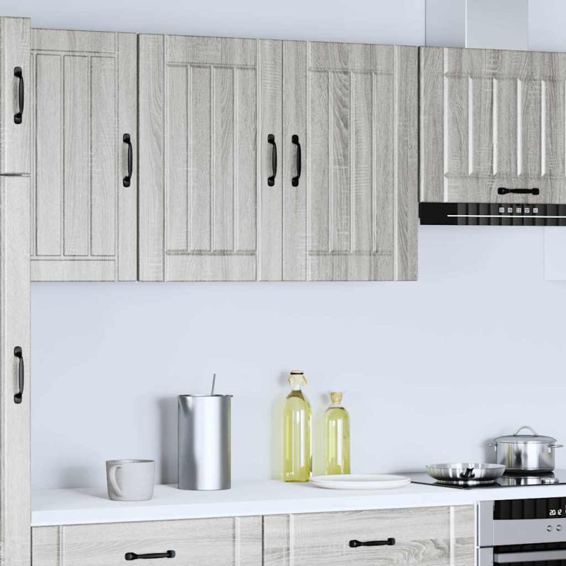 Küchen-Hängeschrank Lucca Grau Sonoma Holzwerkstoff