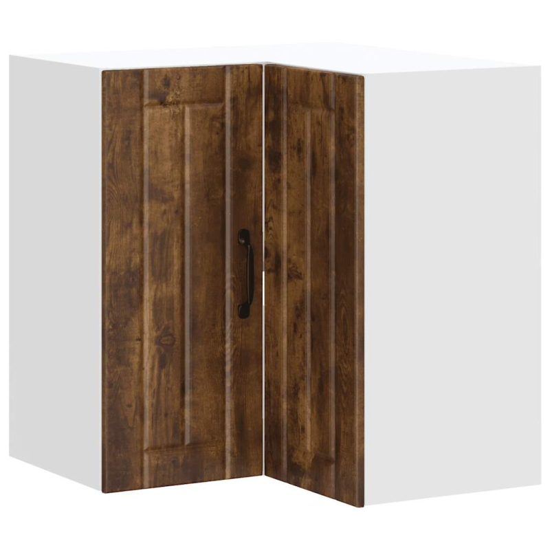 Küchen-Eckhängeschrank Lucca Räuchereiche Holzwerkstoff