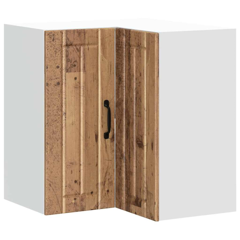 Küchen-Eckhängeschrank Lucca Altholz-Optik Holzwerkstoff