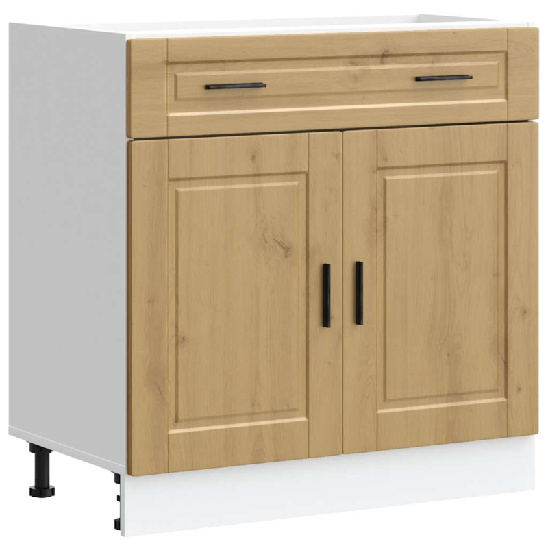 Küchenunterschrank Porto Artisan-Eiche Holzwerkstoff