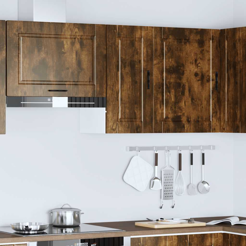 Küchen-Hängeschrank Porto Räuchereiche Holzwerkstoff