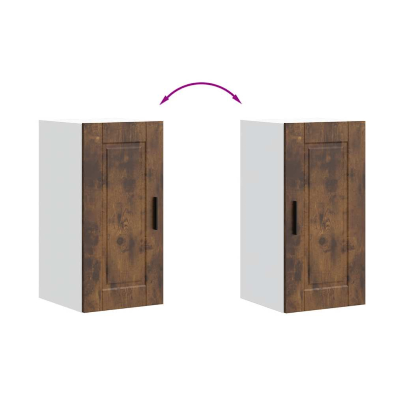 Küchen-Hängeschrank Porto Räuchereiche Holzwerkstoff