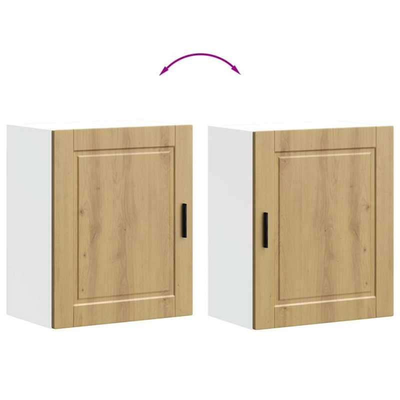 Küchen-Hängeschrank Porto Artisan-Eiche Holzwerkstoff