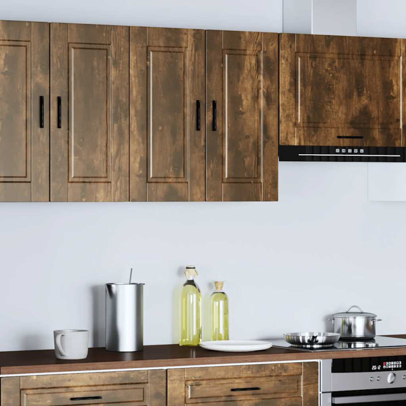 Küchen-Hängeschrank Porto Räuchereiche Holzwerkstoff