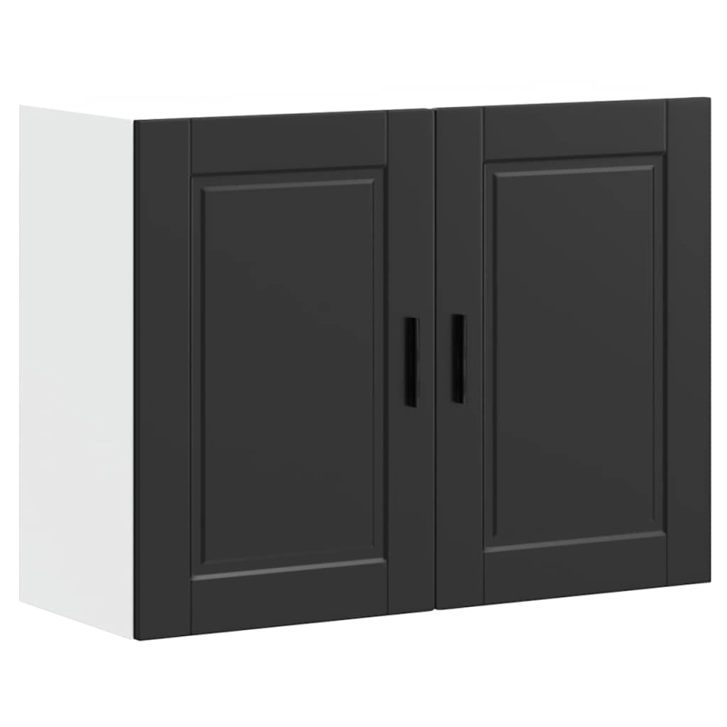 Küchen-Hängeschrank Porto Schwarz Holzwerkstoff