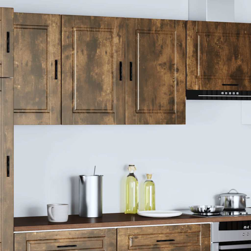 Küchen-Hängeschrank Porto Räuchereiche Holzwerkstoff