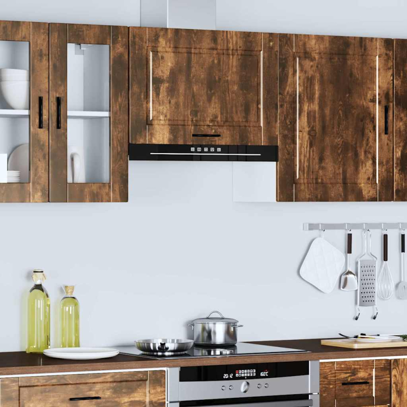 Küchen-Hängeschrank Porto Räuchereiche Holzwerkstoff