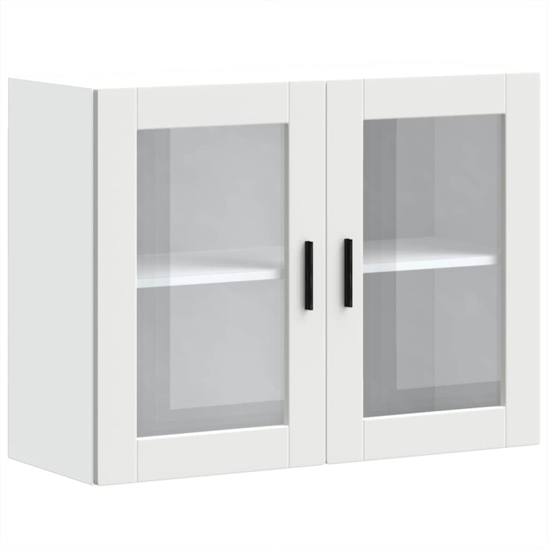 Küchen-Hängeschrank mit Glastür Porto Weiß