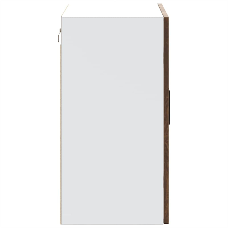 Küchen-Hängeschrank mit Glastür Porto Räuchereiche
